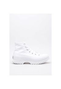 Buty Converse Lugged 2.0 Białe Damskie. Okazja: na co dzień. Kolor: biały. Materiał: skóra. Styl: casual, elegancki #1