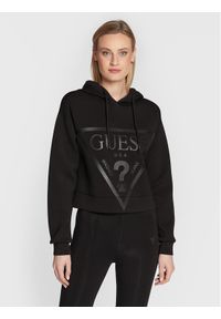 Guess Bluza New Alisa V2YQ08 K7UW2 Czarny Regular Fit. Kolor: czarny. Materiał: wiskoza