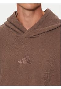 Adidas - adidas Bluza Elevated ALL SZN Terry Loop IY6578 Brązowy Loose Fit. Kolor: brązowy. Materiał: bawełna #5