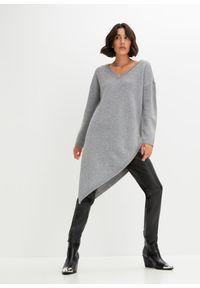 bonprix - Długi sweter. Kolor: szary. Długość: długie #2