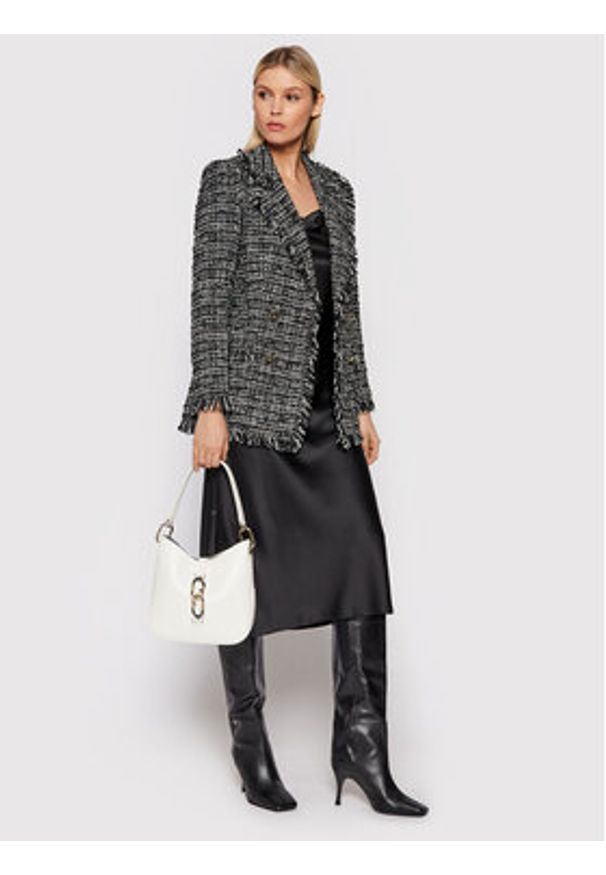 Luisa Spagnoli Marynarka Sempre 538462 Czarny Regular Fit. Kolor: czarny. Materiał: bawełna