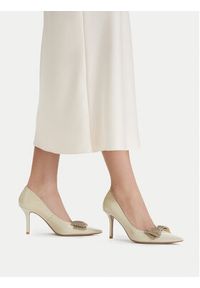 Eva Minge Czółenka ANEMONE-V1892-116-2 Beżowy. Kolor: beżowy. Materiał: skóra, lakier #6