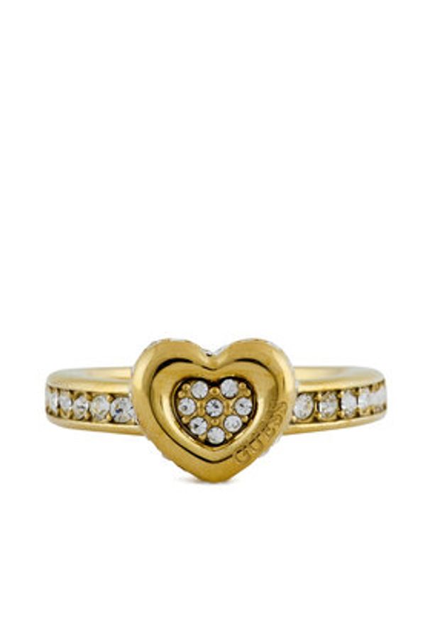 Guess Pierścionek JUBR05 464JW Złoty. Materiał: metalowe. Kolor: złoty