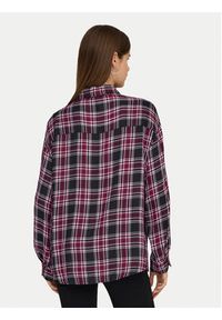 only - ONLY Koszula Evia 15355741 Bordowy Loose Fit. Kolor: czerwony. Materiał: wiskoza #3