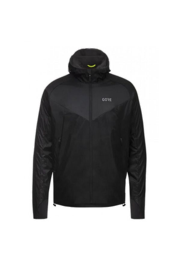 GORE WEAR - Kurtka ocieplana Gorewear Thermique R5 Infinium czarna. Kolor: czarny. Materiał: poliester. Technologia: Gore-Tex. Sezon: zima. Sport: kolarstwo, bieganie, narciarstwo