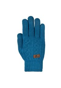 TRESPASS - Rękawiczki Dzianinowe Damskie Kollie. Kolor: niebieski. Materiał: dzianina. Sport: narciarstwo, turystyka piesza #1