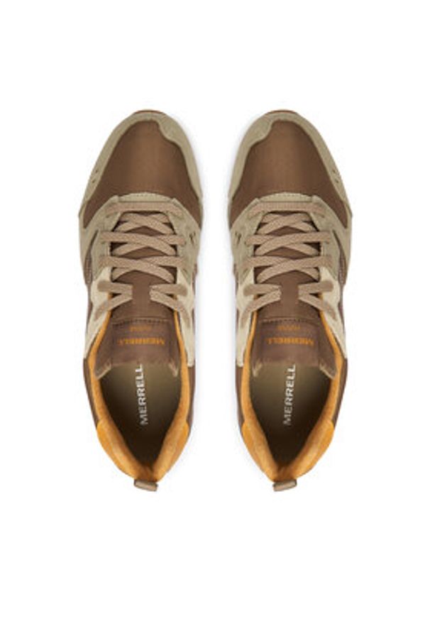 Merrell Sneakersy Alpine 83 J007337 Brązowy. Kolor: brązowy. Materiał: skóra, zamsz