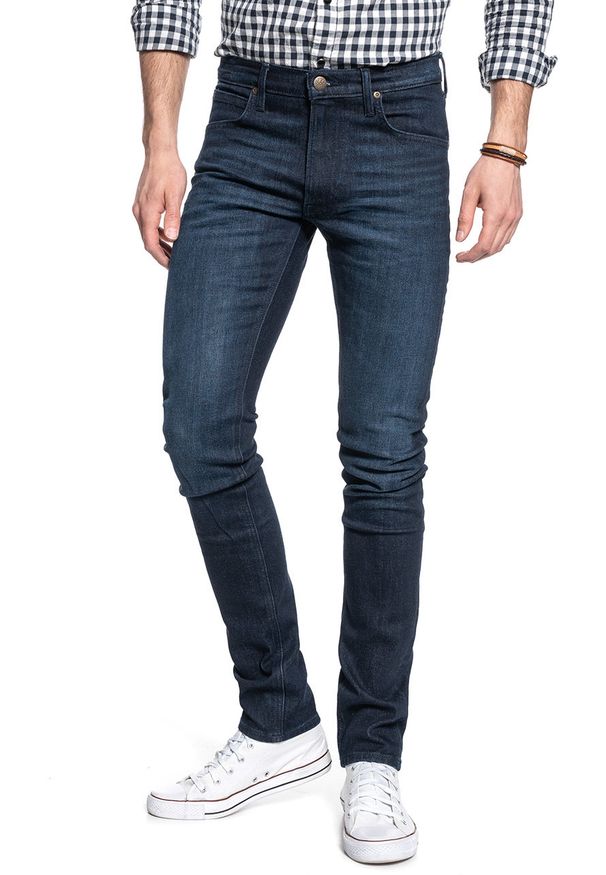 Lee - LEE LUKE MĘSKIE SPODNIE JEANSOWE SLIM TAPERED L719DHDO