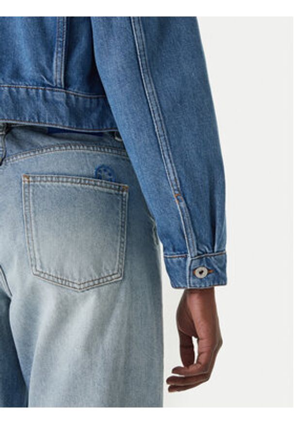 Hugo - HUGO Kurtka jeansowa Galatea 50556970 Niebieski Regular Fit. Kolor: niebieski. Materiał: bawełna
