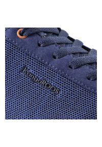 Kangaross - Niebieskie Męskie Sneakersy Kangaroos Lekkie Buty. Kolor: niebieski. Materiał: materiał. Szerokość cholewki: normalna #4