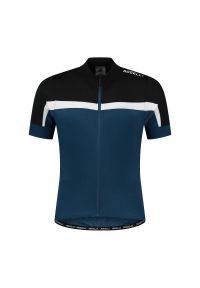 ROGELLI - Letnia koszulka rowerowa męska Rogelli COURSE. Kolor: biały, czarny, wielokolorowy, niebieski. Sezon: lato