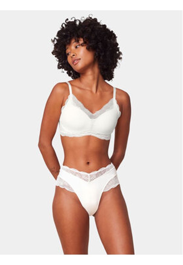 Triumph Figi klasyczne Lift Smart Bandeau Maxi EX 10215945 Écru. Materiał: syntetyk