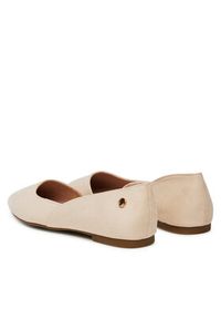 DeeZee Półbuty 9-830-B Beżowy. Kolor: beżowy. Materiał: materiał #5