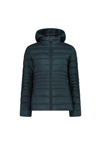 Kurtka puchowa z kapturem na zamek Sorona Aura damska CMP. Typ kołnierza: kaptur. Kolor: zielony. Materiał: puch #1