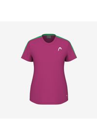 Head - T-Shirt damski TIE-BREAK. Kolor: różowy. Sport: tenis