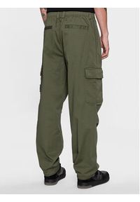 Calvin Klein Jeans Spodnie materiałowe Essential J30J324537 Zielony Regular Fit. Kolor: zielony. Materiał: materiał, bawełna #6