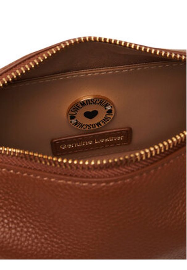 Love Moschino - LOVE MOSCHINO Torebka JC4307PP0MK1120A Brązowy. Kolor: brązowy. Materiał: skórzane