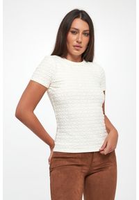 T-shirt damski logowany DKNY #1