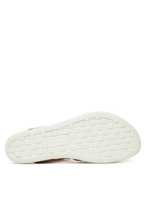 ecco - ECCO Sandały Samara 22010302021 Brązowy. Kolor: brązowy. Materiał: skóra