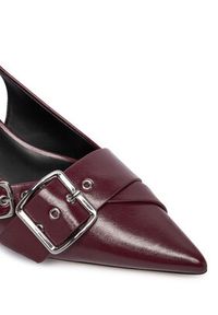Steve Madden Sandały Lezley SM11003440 Bordowy. Kolor: czerwony. Materiał: skóra