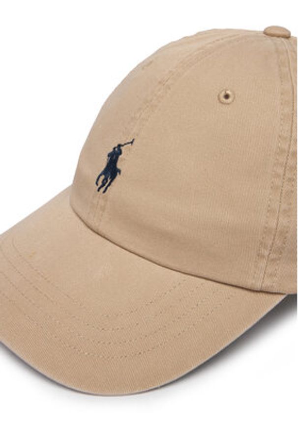 Polo Ralph Lauren Czapka z daszkiem 211912843023 Beżowy. Kolor: beżowy. Materiał: bawełna