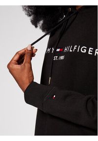 TOMMY HILFIGER - Tommy Hilfiger Bluza Heritage WW0WW31998 Czarny Regular Fit. Kolor: czarny. Materiał: bawełna