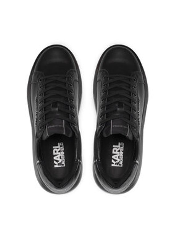 Karl Lagerfeld - KARL LAGERFELD Sneakersy KL52625 Czarny. Kolor: czarny. Materiał: skóra