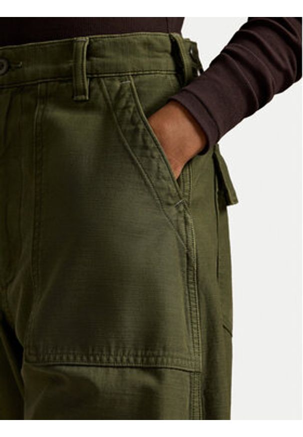 Polo Ralph Lauren Spodnie materiałowe 211A93147002 Zielony Relaxed Fit. Kolor: zielony. Materiał: bawełna