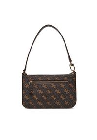 Guess Torebka Noelle II Mini HWQG96 72720 Brązowy. Kolor: brązowy. Materiał: skórzane