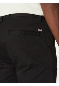 Tommy Jeans Chinosy Austin DM0DM20282 Czarny Slim Fit. Kolor: czarny. Materiał: bawełna #5