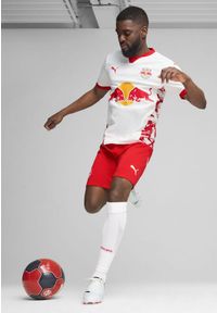Puma - Męska koszulka domowa FC Red Bull Salzburg 24/25 PUMA White Red. Kolor: biały, czerwony, wielokolorowy