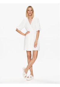 Gina Tricot Sukienka letnia 20300 Biały Regular Fit. Kolor: biały. Materiał: syntetyk. Sezon: lato #3