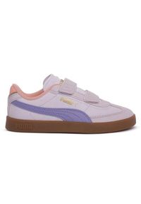 Buty do chodzenia dla dzieci Puma 05 Club Ii Era Jr. Kolor: fioletowy. Materiał: skóra, tkanina. Szerokość cholewki: normalna. Sport: turystyka piesza