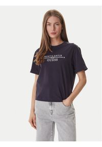 Guess T-Shirt GUESS x NORTH SAILS W6GI03 K2657 Granatowy Relaxed Fit. Kolor: niebieski. Materiał: bawełna #1