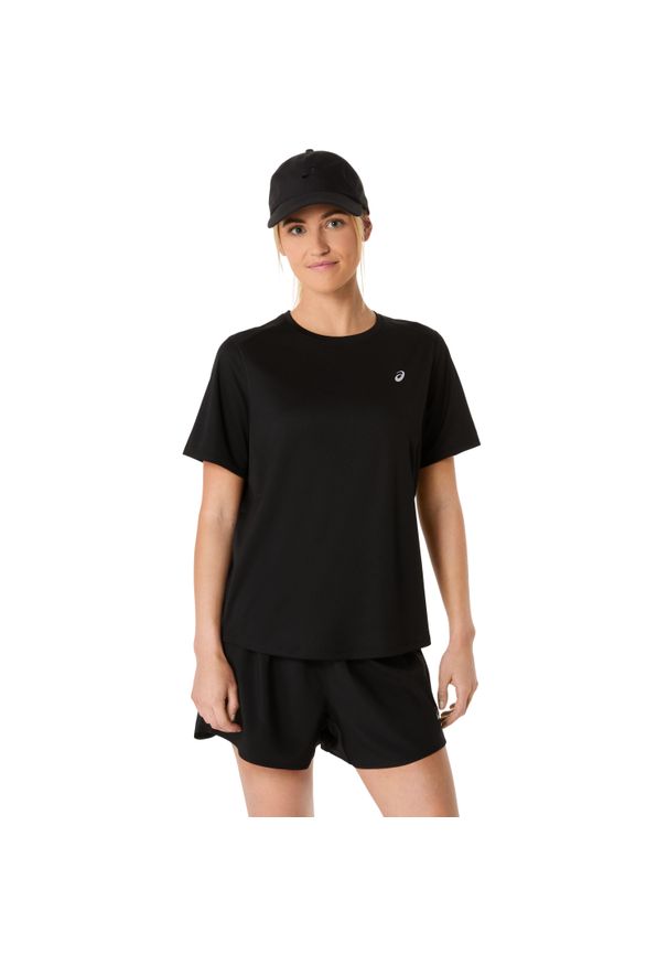 Koszulka damska Asics Core. Kolor: czarny. Materiał: materiał