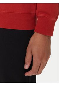 United Colors of Benetton - United Colors Of Benetton Bluza 342ZU1093 Bordowy Regular Fit. Kolor: czerwony. Materiał: bawełna #4