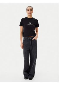Calvin Klein Jeans T-Shirt Shadow Graphic J20J225545 Czarny Regular Fit. Kolor: czarny. Materiał: bawełna #4