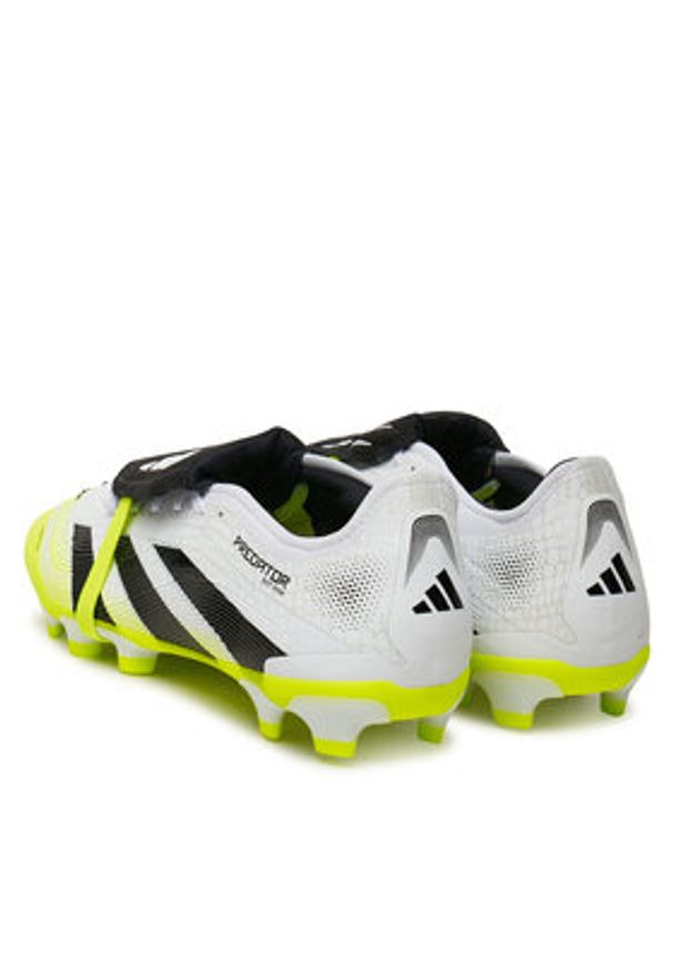 Adidas - adidas Buty do piłki nożnej Predator Pro Fold-Over Tongue Multi-Ground JS4074 Biały. Kolor: biały. Materiał: skóra