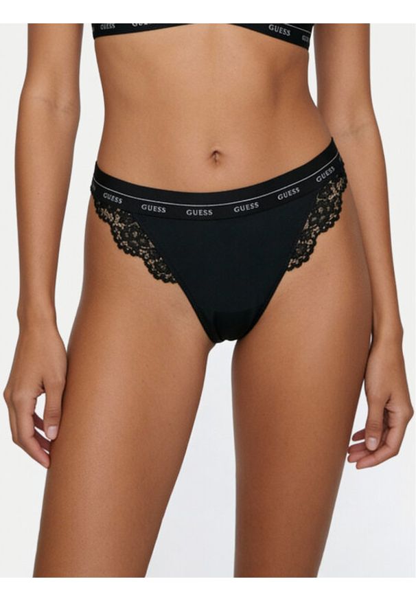 Guess Figi brazylijskie O4YE00 PZ01C Czarny. Kolor: czarny. Materiał: syntetyk