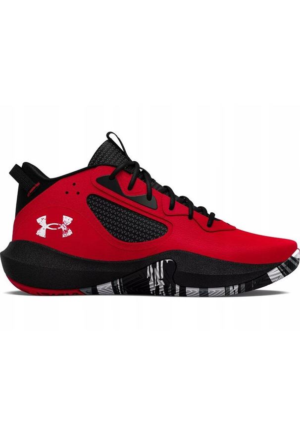 Buty do koszykówki męskie Under Armour Lockdown 6. Kolor: wielokolorowy. Materiał: skóra. Sport: koszykówka