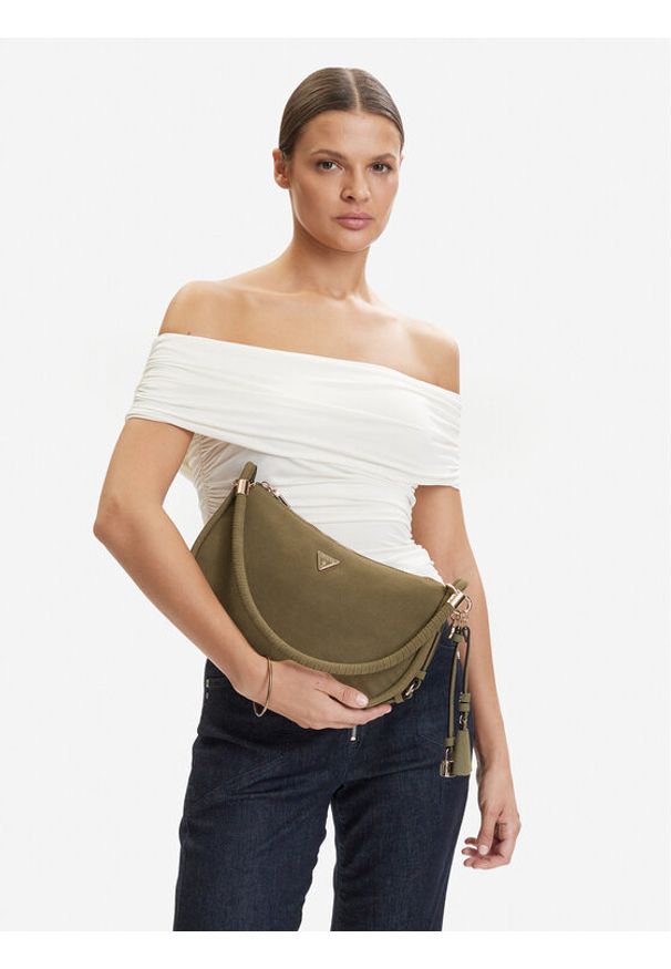 Guess Torebka Danya HWSG99 18010 Zielony ciemny. Kolor: zielony. Materiał: skórzane