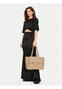 Karl Lagerfeld - KARL LAGERFELD Torebka A1W30433 Beżowy. Kolor: beżowy. Materiał: skórzane #4