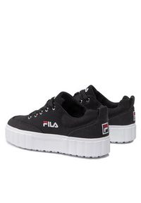 Fila Sneakersy Sandblast C Wmn FFW0062.80010 Czarny. Kolor: czarny. Materiał: materiał