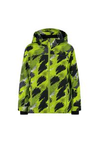 Kurtka dziecięca narciarska CMP 39W1924. Kolor: żółty, wielokolorowy, czarny. Sezon: zima. Sport: narciarstwo #1