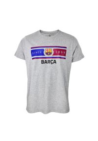 Koszulka FC Barcelona - licencjonowana. Kolor: szary. Sport: piłka nożna #1