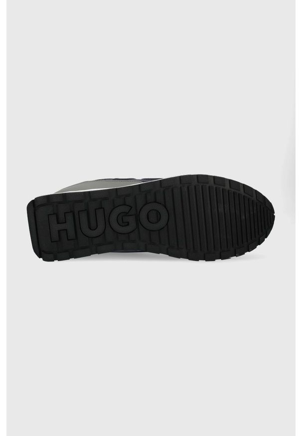 Hugo - HUGO sneakersy Icelin kolor granatowy. Nosek buta: okrągły. Zapięcie: sznurówki. Kolor: niebieski. Materiał: guma