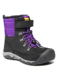 keen - Śniegowce Keen - Greta Boot Wp 1025522 Black/Purple. Kolor: czarny. Materiał: nubuk, skóra #1