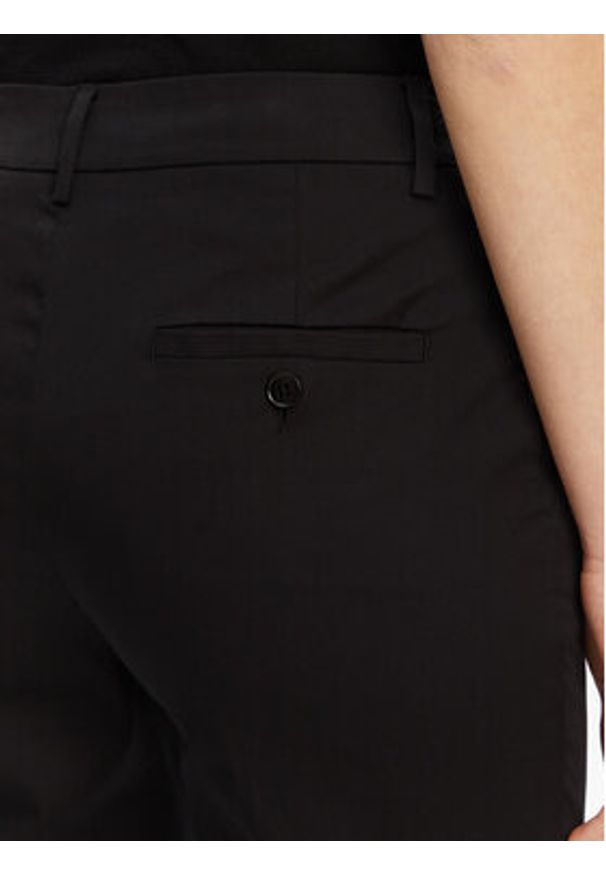 Weekend Max Mara Chinosy Cecco 2515131042 Czarny Slim Fit. Kolor: czarny. Materiał: bawełna