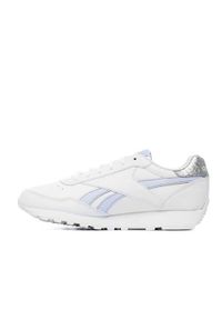 Buty do chodzenia damskie Reebok Rewind Run 7. Kolor: biały. Materiał: materiał, syntetyk, tkanina. Szerokość cholewki: normalna. Sport: turystyka piesza, bieganie