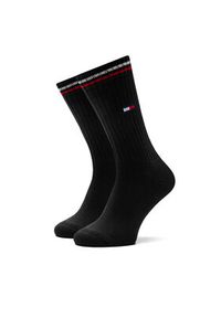 TOMMY HILFIGER - Tommy Hilfiger Skarpety długie 701228176 Czarny. Kolor: czarny. Materiał: materiał, bawełna